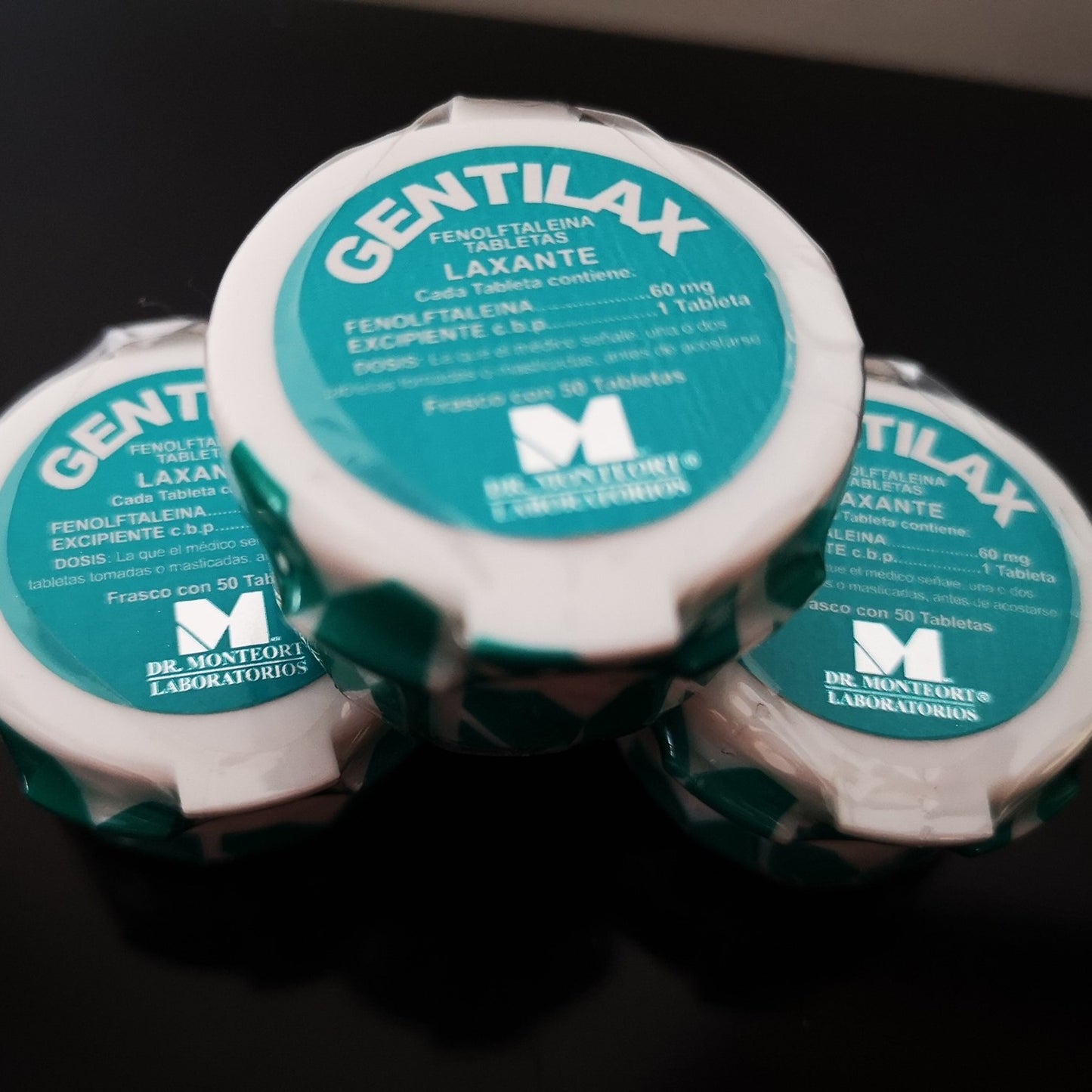 GENTILAX Pastillero c/50 TABS. 60 MG.