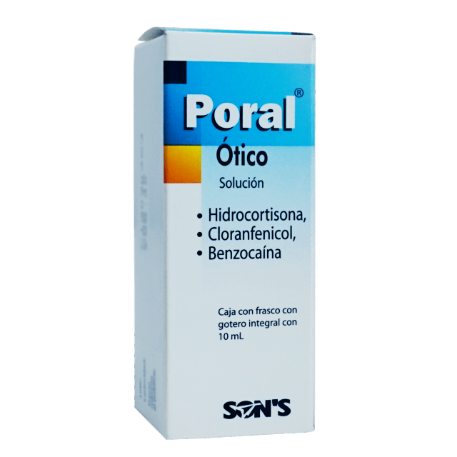PORAL SOL. Ótica Fco. Gotero 10 ML. 10-25-20 MG/1 ML.