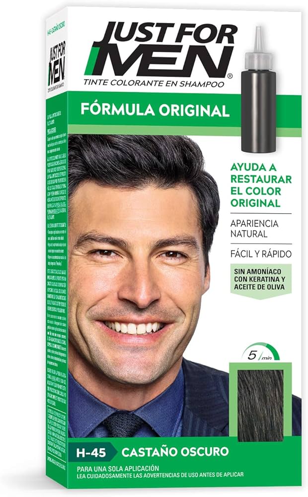 JUST FOR MEN H-45 Castaño Oscuro 66 ML.