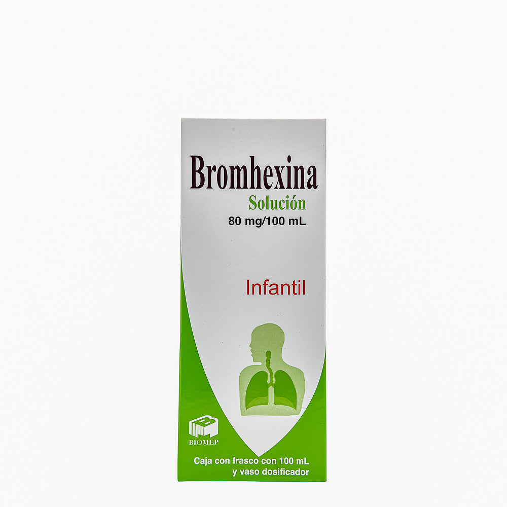 BROMHEXINA (Biomep) SOL. Infantil Fco. 100 ML. 80 MG/100 ML.