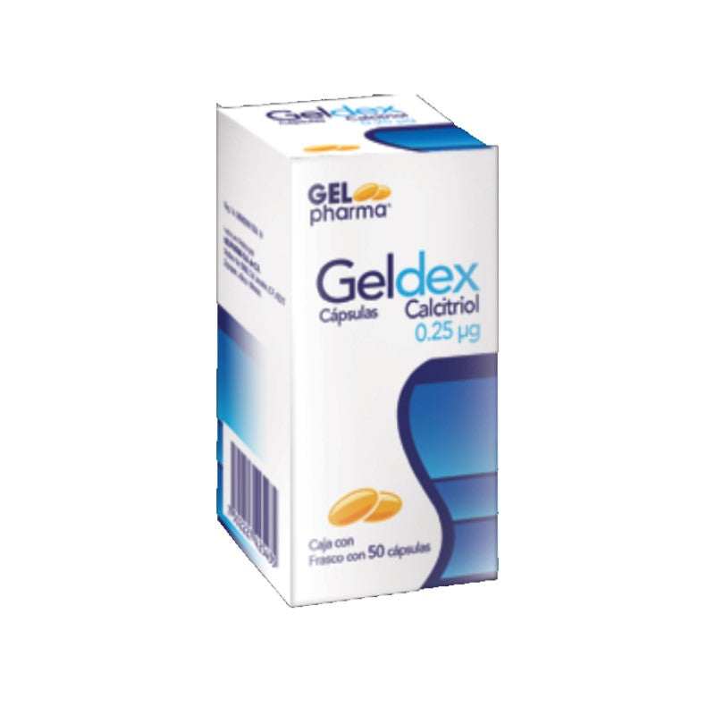 GELDEX c/50 CAPS. 0.25 MCG.