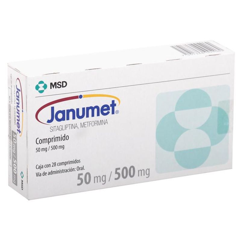 JANUMET c/28 COMPS. 50/500 MG.