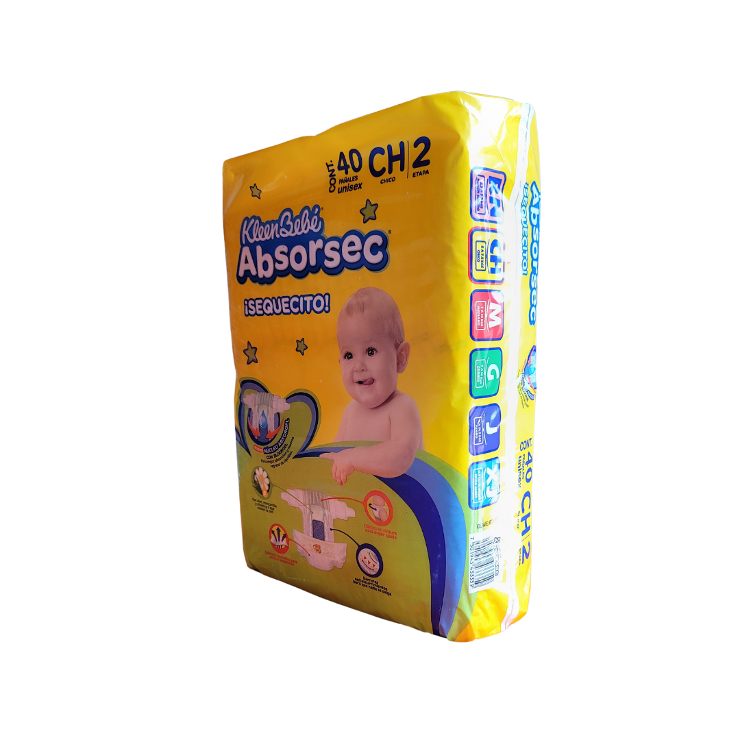 KLEENBEBÉ SUAVELASTIC (Etapa 2-CH / 5-7.5 Kg.) c/40 Pzs.