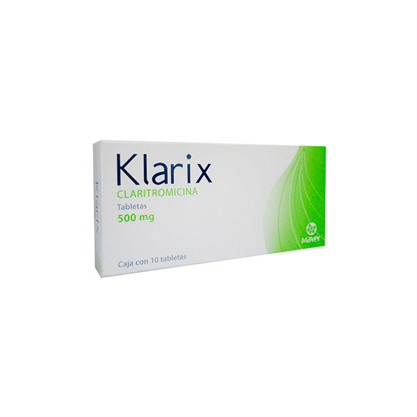 KLARIX c/10 TABS. 500 MG.