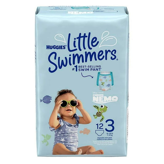 HUGGIES LITTLE SWIMMERS (Etapa-3 7-12 Kg/16-26 Lbs.) Paq. c/12 Pzs.