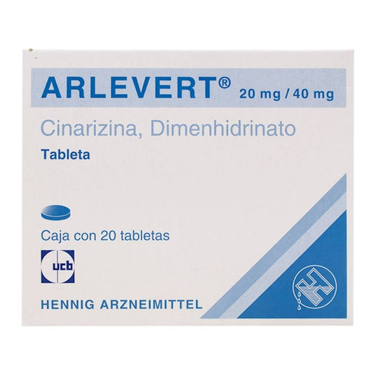 ARLEVERT c/20 TABS. 20/40 MG.