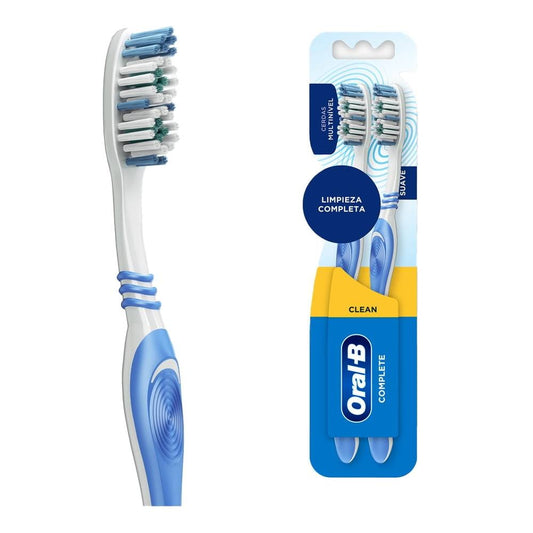 CEPILLO DENTAL (Oral-B) COMPLETE Medio-40 Blister (2 Pack).