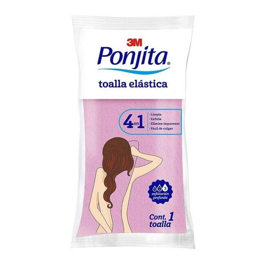 PONJITA TOALLA ELÁSTICA 40x23 CM. Bolsa c/1 Pza.