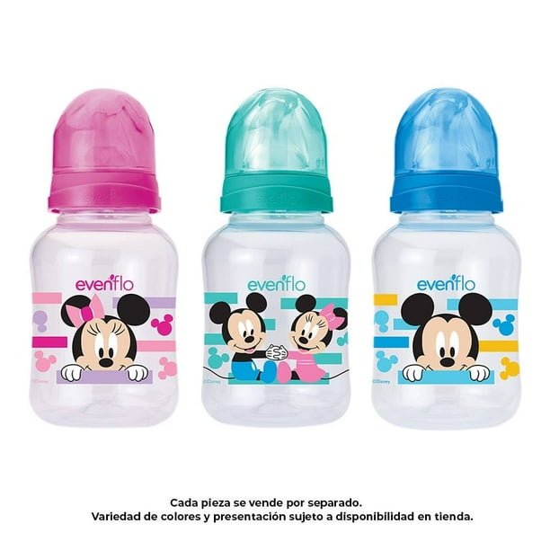 BIBERÓN FLUJO LENTO "Disney" c/MAMILA 4 OZ/120 ML.