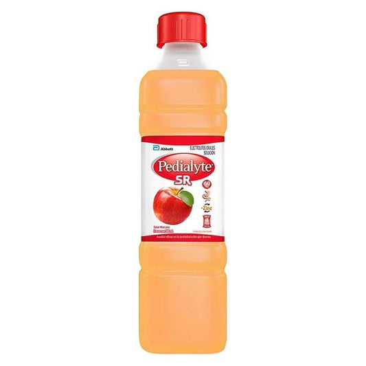 PEDIALYTE SR 60 mEq SOLUCIÓN SABOR MANZANA Fco. 500 ML.