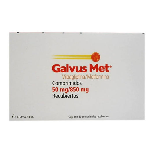 GALVUS MET c/30 COMPS. 50/850 MG.