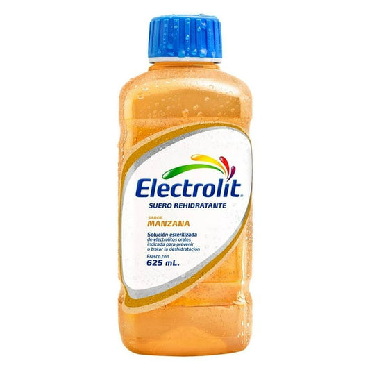 ELECTROLIT Suero Rehidratante SABOR MANZANA 625 ML.