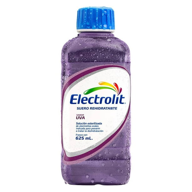 ELECTROLIT Suero Rehidratante SABOR UVA 625 ML.