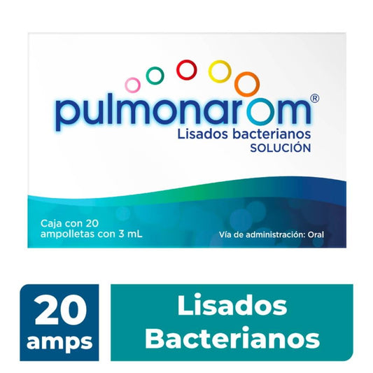 PULMONAROM Sol. Ingerible c/20 AMPTAS. 3 ML.