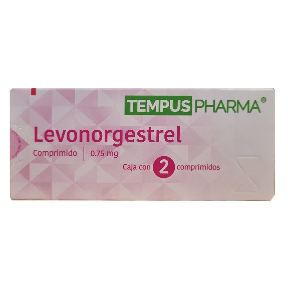 LEVONORGESTREL (TempusPharma) c/2 COMPS. 0.75 MG.