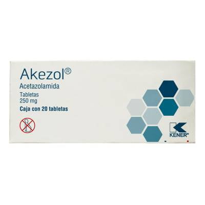 AKEZOL c/20 TABS. 250 MG.