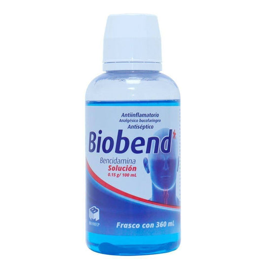 BIOBEND SOL. BucofarÌngea Fco. 360 ML. 0.15 G/100 ML.