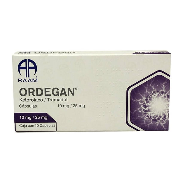 ORDEGAN c/10 CAPS. 10/25 MG.