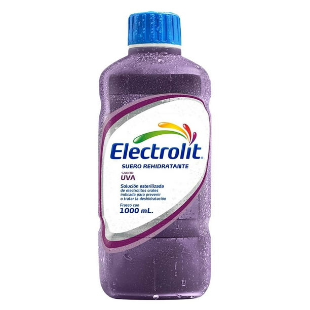 ELECTROLIT Suero Rehidratante SABOR UVA 1000 ML.