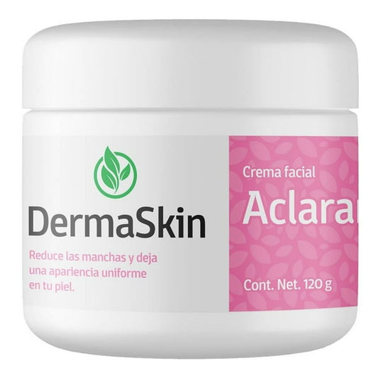 DERMASKIN Crema Facial Humectante Con Efecto ACLARANTE Tarro c/120 G.