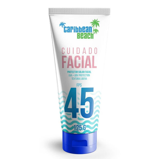 CUIDADO FACIAL Protector Solar FPS 45 (C.Beach) Crema Tubo c/125 G.