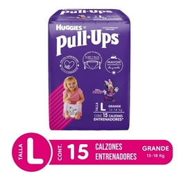 HUGGIES PULL-UPS Niña GRANDE 15-18 Kg. c/15 pzs.