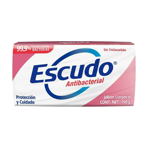 ESCUDO PROTECCIÓN & CUIDADO Jabón Antibacterial Barra c/150 G.