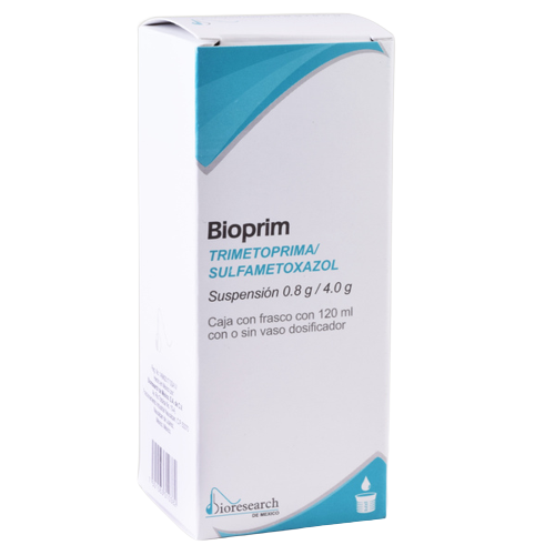 BIOPRIM SUSP. Fco. 120 ML. 0.8-4.0 G/100 ML.