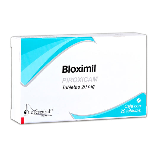 BIOXIMIL c/20 TABS. 20 MG.