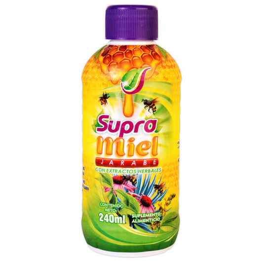 SUPRA MIEL JARABE 240 ML.