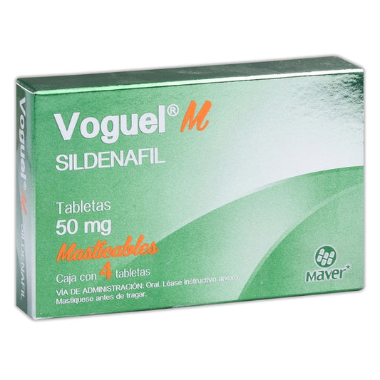 VOGUEL-M c/4 TABS. Masticables 50 MG.