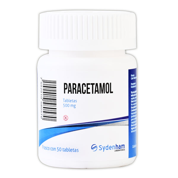 PARACETAMOL (Sydenham) c/50 TABS. 500 MG.