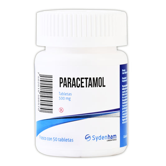 PARACETAMOL (Sydenham) c/50 TABS. 500 MG.