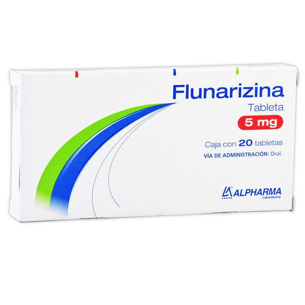 FLUNARIZINA (Alpharma) c/20 TABS. 5 MG.