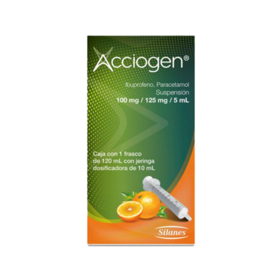 ACCIOGEN SUSP. Fco. 120 ML. 100-125 MG/5 ML.