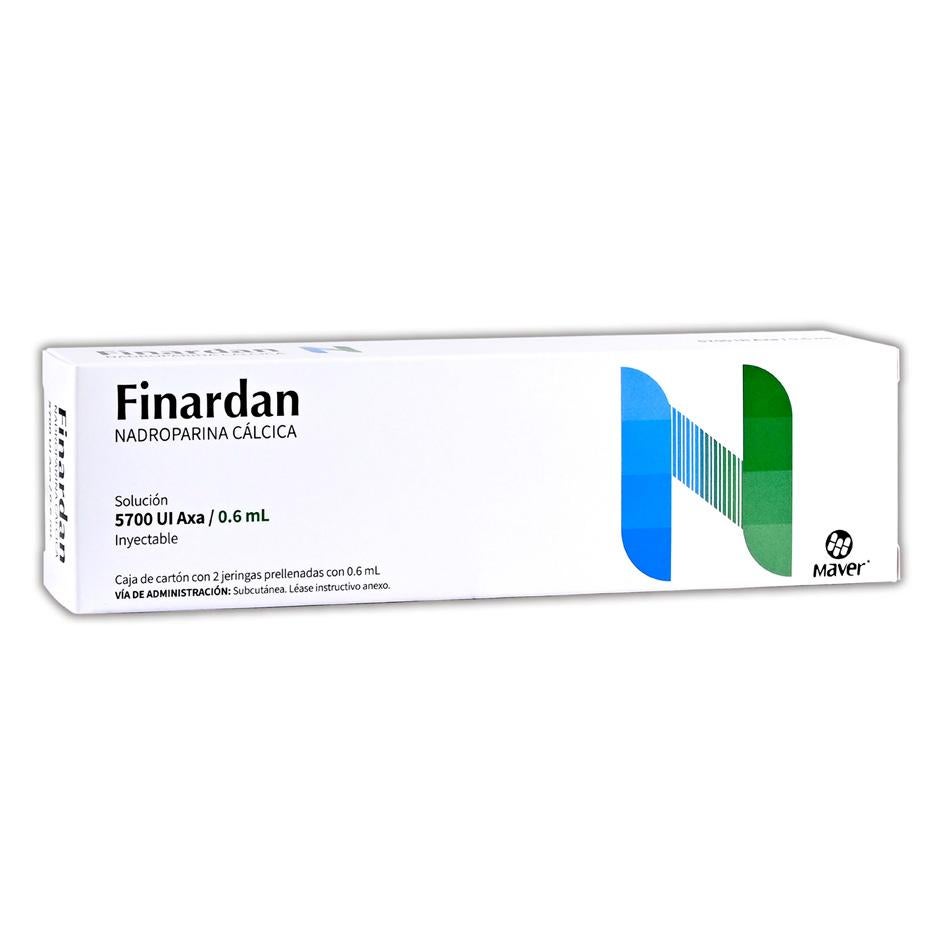 FINARDAN Sol. Iny. c/2 JGAS. Prellenadas 5,700 UI Axa/0.6 ML.