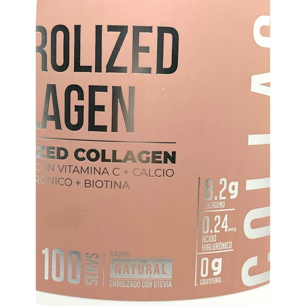 COLÁGENO HIDROLIZADO/VITAMINA C/CALCIO/AC HIALURÓNICO/BIOTINA (AMZ) Bote 1 KG.