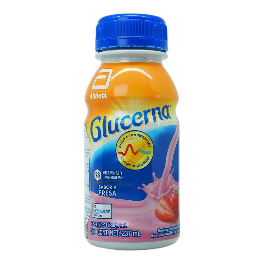 GLUCERNA c/Fibra SUSP. ORAL Sab. Fresa 237 ML. 1 Kcal.