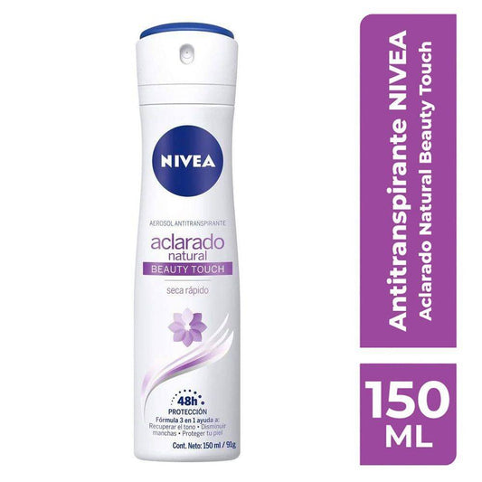 NIVEA DESODORANTE Aclarado Natural 48H Aerosol 150 ML.