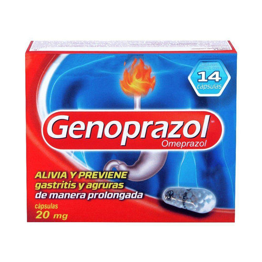 GENOPRAZOL c/14 CAPS. 20 MG.