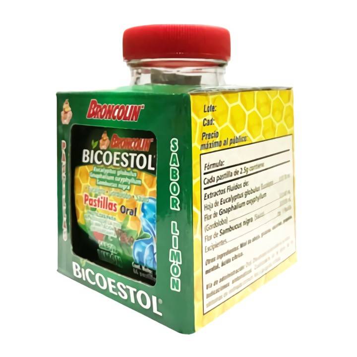 BICOESTOL Sabor Limón c/16 PASTILLAS. 2.5 G.