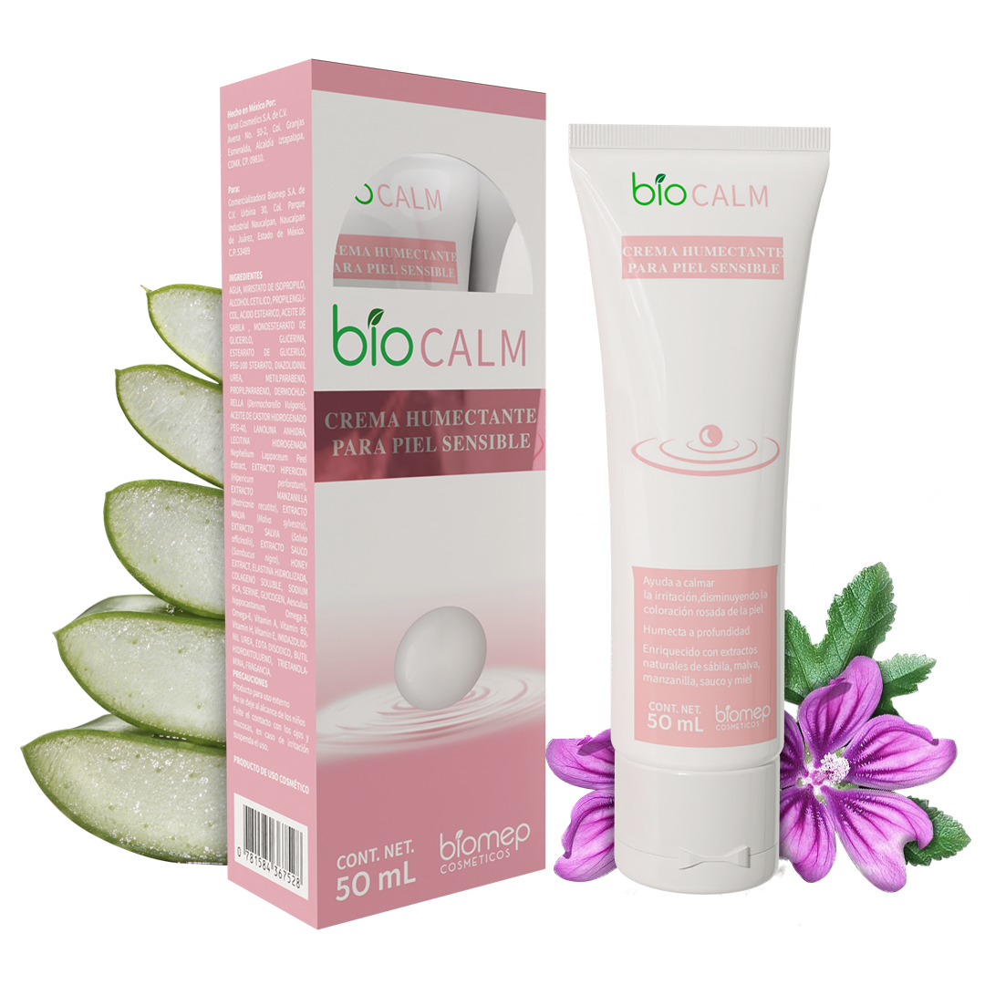 BIO CALM CREMA HEMECTANTE p/PIEL SENSIBLE Fco. 50 ML.