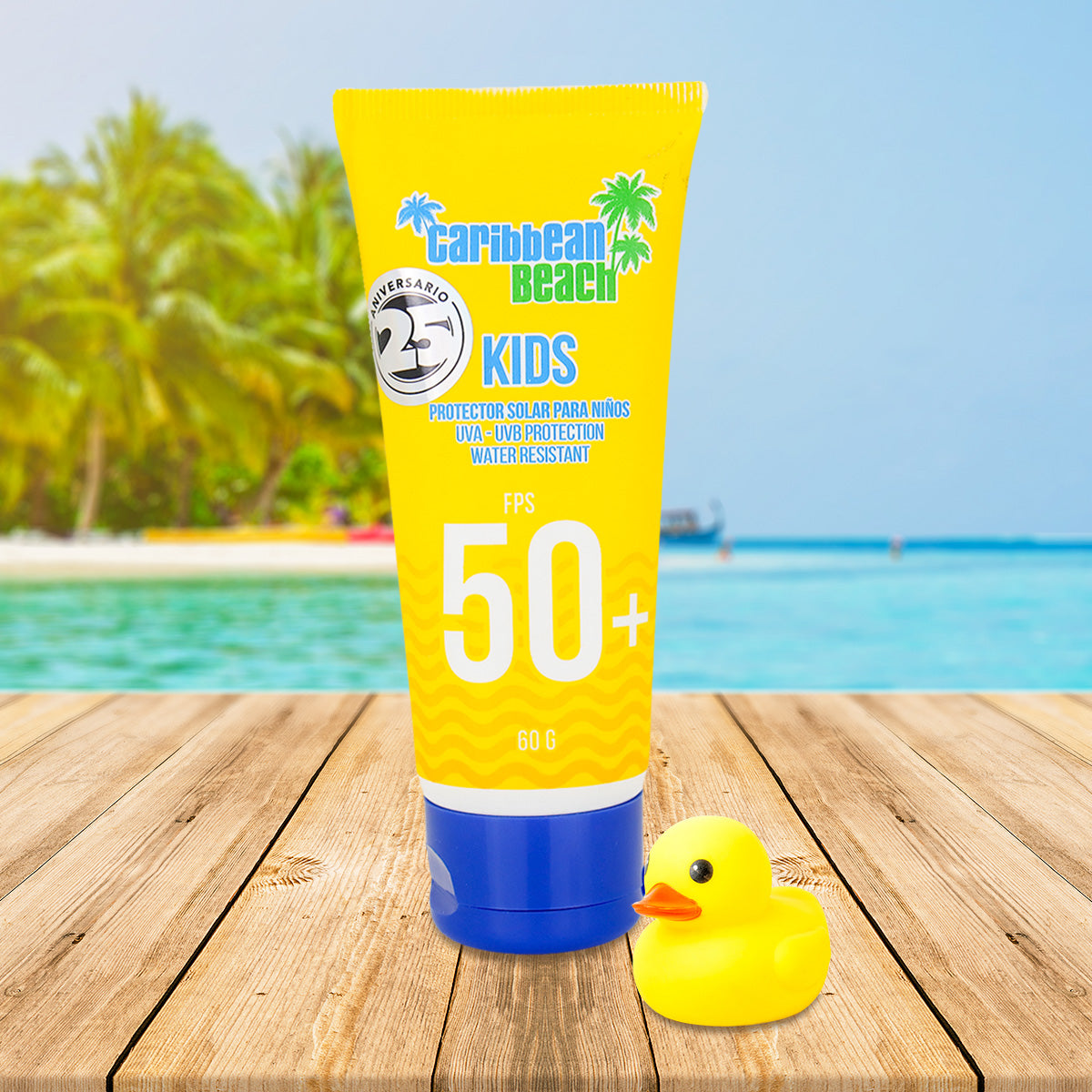 BLOQUEADOR SOLAR (C.Beach) Niños FPS 50+ Crema Tubo c/ 60 G.