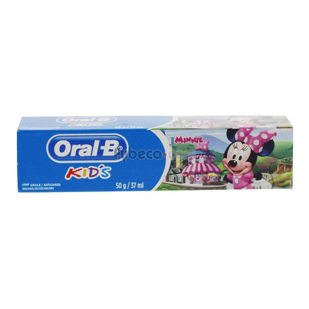 ORAL-B KID´S "MINNIE" Pasta Dental Sabor Chicle Tubo 50G/37ML.