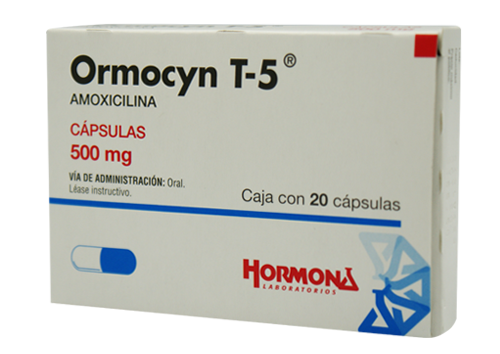 ORMOCYN T-5 c/20 CAPS. 500 MG.