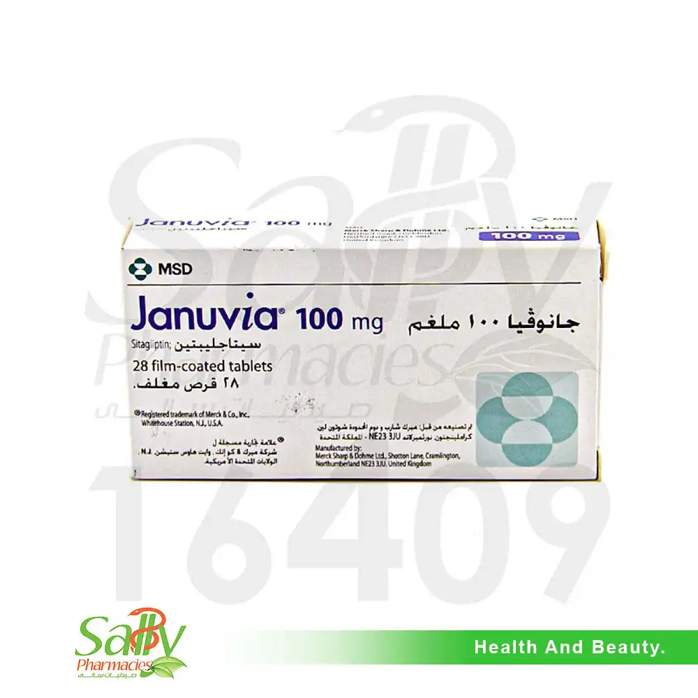 JANUVIA c/28 TABS. 100 MG.