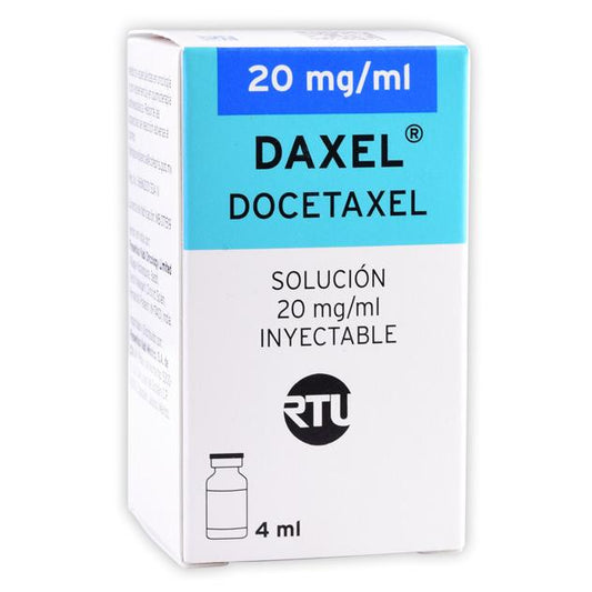 DAXEL RTU Sol. Iny. c/1 FCO. AMP. 4 ML. 20 MG/1 ML. (80mg/4ml.)