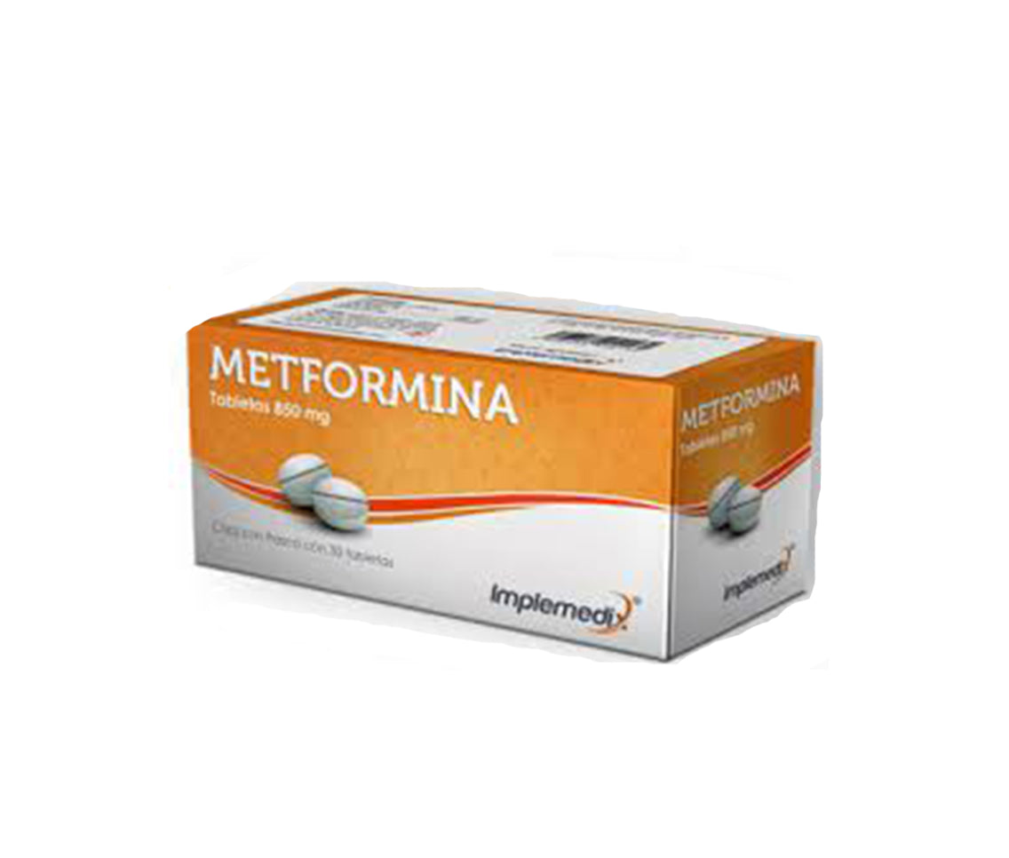 METFORMINA (Implemedix) c/30 TABS. 850 MG.