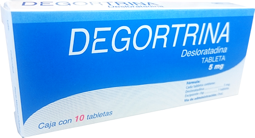 DEGORTRINA c/10 TABS. 5 MG.