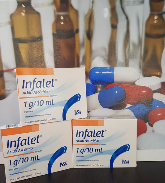 INFALET Sol. Iny. c/6 AMPTAS. 1 G/10 ML.